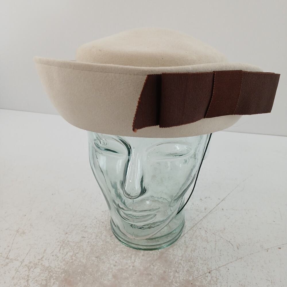 Vintage Women’s Cloche Hats Lot of 3 Felt Wool 1920s 1930s Style - Picture 9 of 16